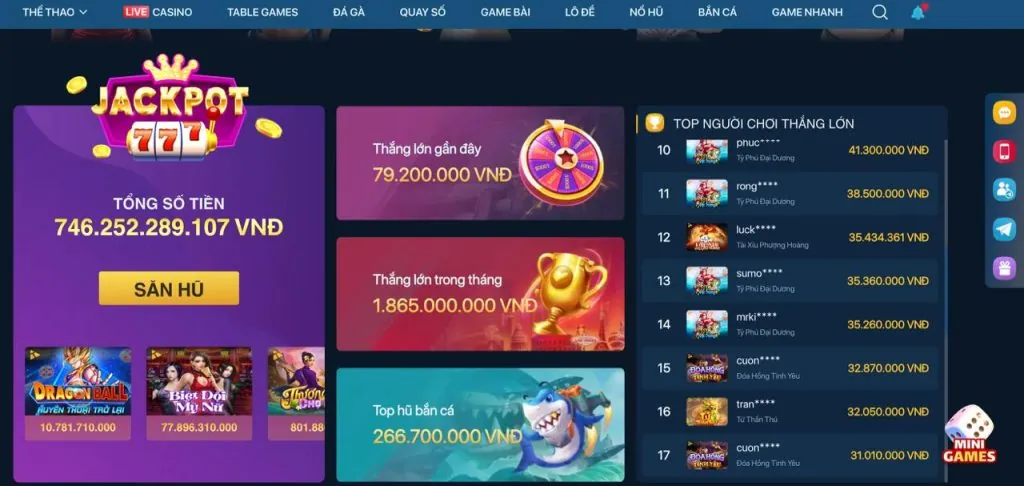 Giao diện ứng dụng Sunwin Game hiển thị nhiều trò chơi cá cược đa dạng